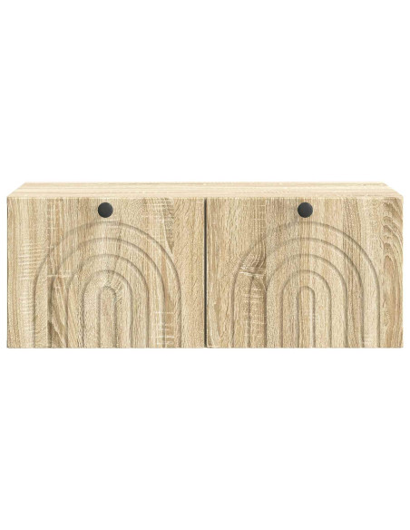 Mobile Porta TV da Muro Rovere Sonoma 78,5 x 41 x 30 cm