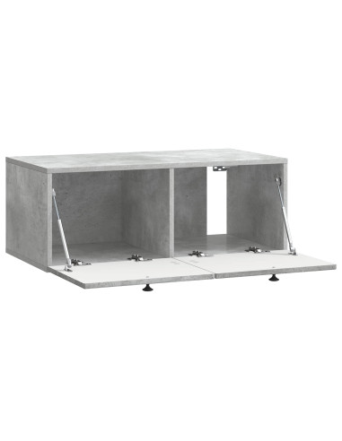 Mobile Porta TV da Muro Grigio Cemento 78,5 x 41 x 30 cm