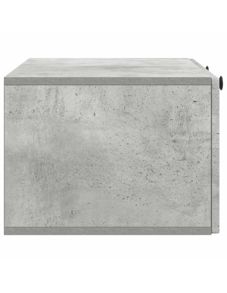 Mobile Porta TV da Muro Grigio Cemento 78,5 x 41 x 30 cm
