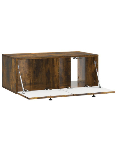 Mobile Porta TV da Muro Rovere Fumo 78,5 x 41 x 30 cm