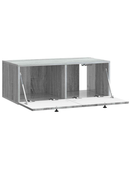 Mobile Porta TV da Muro Grigio Sonoma 78,5 x 41 x 30 cm