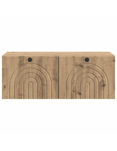 Mobile Porta TV da Muro Rovere Artigianale 78,5 x 41 x 30 cm