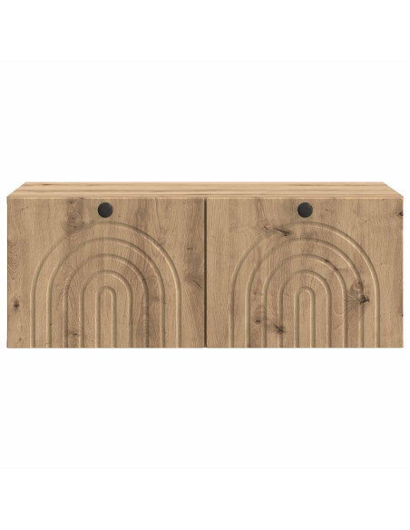 Mobile Porta TV da Muro Rovere Artigianale 78,5 x 41 x 30 cm