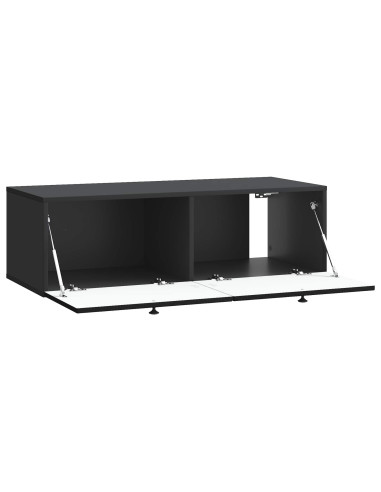 Mobile Porta TV da Muro Montaggio a parete Nero 99 x 41 x 30 cm
