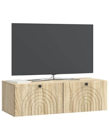 Mobile Porta TV da Muro Rovere Sonoma 98 x 41 x 30 cm