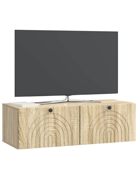 Mobile Porta TV da Muro Rovere Sonoma 98 x 41 x 30 cm