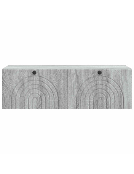 Mobile Porta TV da Muro Grigio Sonoma 99 x 41 x 30 cm
