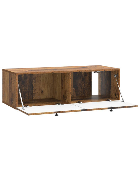 Mobile Porta TV da Muro Legno antico 99 x 41 x 30 cm