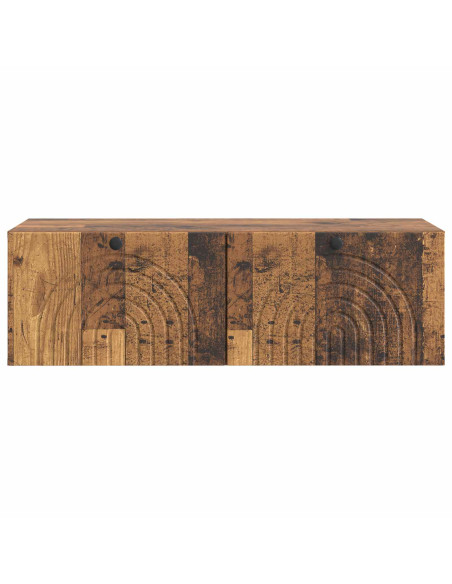 Mobile Porta TV da Muro Legno antico 99 x 41 x 30 cm