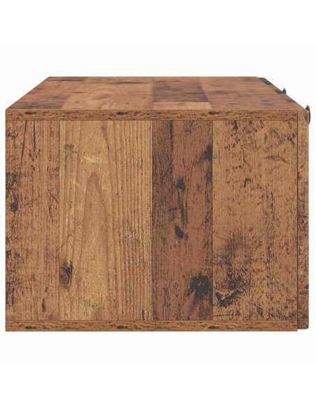 Mobile Porta TV da Muro Legno antico 99 x 41 x 30 cm