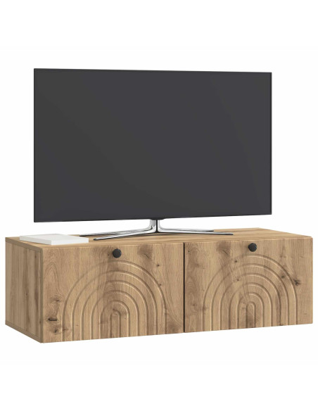 Mobile Porta TV da Muro Rovere Artigianale 99 x 41 x 30 cm