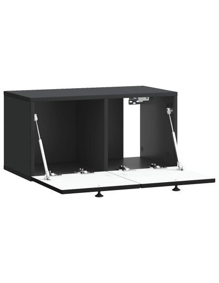 Mobile Porta TV da Muro Nero 59,5 x 31 x 30 cm