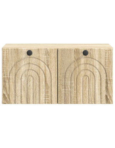 Mobile Porta TV da Muro Rovere Sonoma 59,5 x 31 x 30 cm