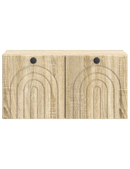 Mobile Porta TV da Muro Rovere Sonoma 59,5 x 31 x 30 cm