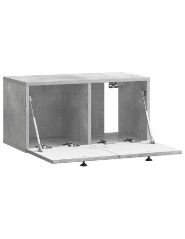 Mobile Porta TV da Muro Grigio Cemento 59,5 x 31 x 30 cm