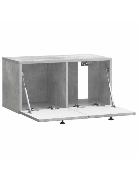 Mobile Porta TV da Muro Grigio Cemento 59,5 x 31 x 30 cm