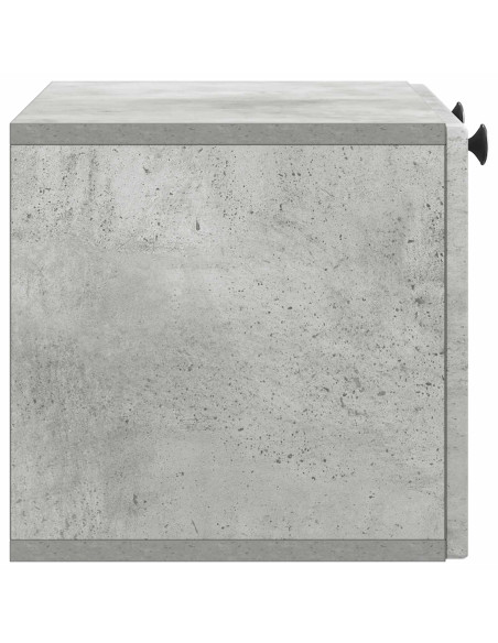 Mobile Porta TV da Muro Grigio Cemento 59,5 x 31 x 30 cm