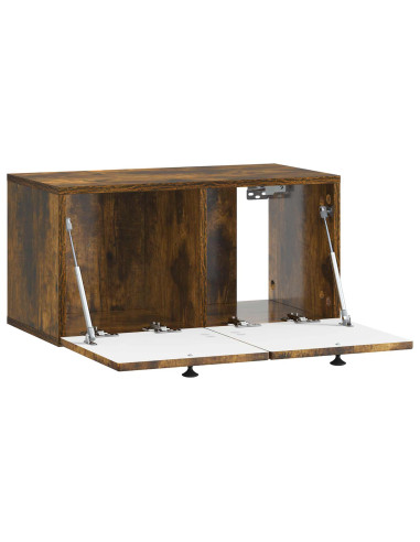 Mobile Porta TV da Muro Rovere Fumo 59,5 x 31 x 30 cm