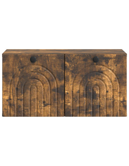 Mobile Porta TV da Muro Rovere Fumo 59,5 x 31 x 30 cm