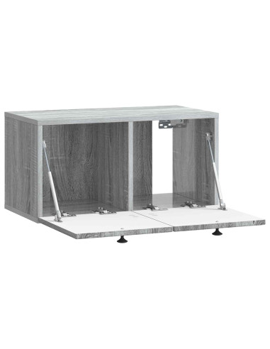 Mobile Porta TV da Muro Grigio Sonoma 59,5 x 31 x 30 cm