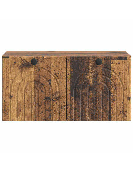 Mobile Porta TV da Muro Legno antico 59,5 x 31 x 30 cm