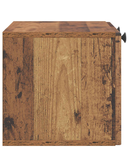 Mobile Porta TV da Muro Legno antico 59,5 x 31 x 30 cm