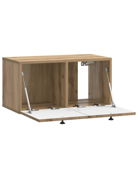 Mobile Porta TV da Muro Rovere Artigianale 59,5 x 31 x 30 cm