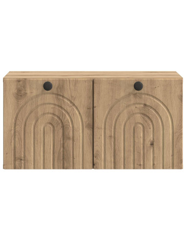 Mobile Porta TV da Muro Rovere Artigianale 59,5 x 31 x 30 cm
