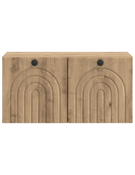 Mobile Porta TV da Muro Rovere Artigianale 59,5 x 31 x 30 cm