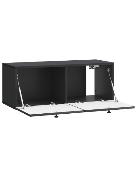 Mobile Porta TV da Muro Nero 78,5 x 31 x 30 cm