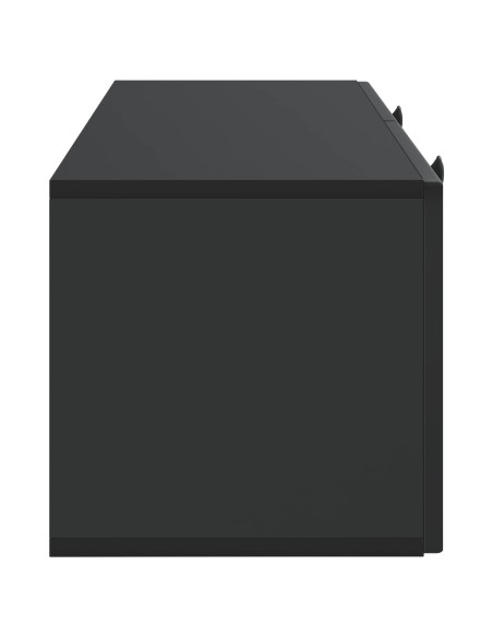 Mobile Porta TV da Muro Nero 78,5 x 31 x 30 cm