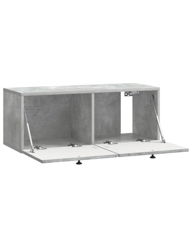 Mobile Porta TV da Muro Grigio Cemento 78,5 x 31 x 30 cm