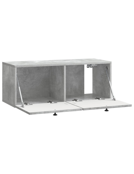 Mobile Porta TV da Muro Grigio Cemento 78,5 x 31 x 30 cm