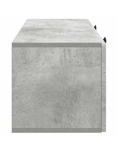 Mobile Porta TV da Muro Grigio Cemento 78,5 x 31 x 30 cm