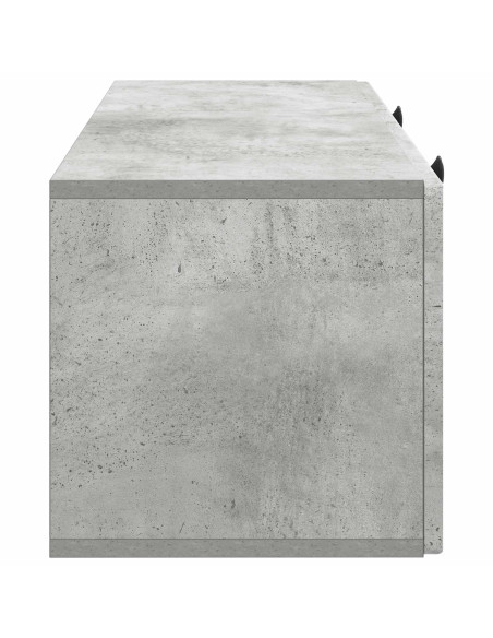 Mobile Porta TV da Muro Grigio Cemento 78,5 x 31 x 30 cm