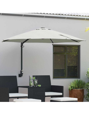 Ombrello da giardino Sabbia 248 x 248 x 148 cm