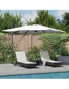 Ombrellone Sabbia 286 x 284 x 270 cm Alluminio e Poliestere