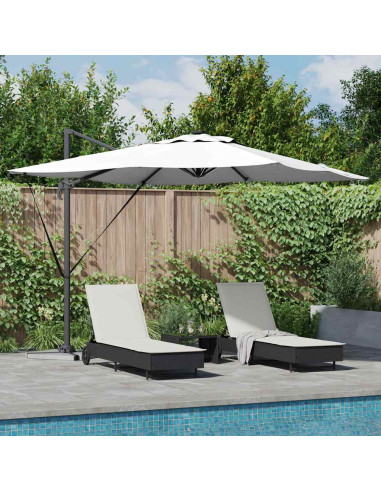 Ombrellone Sabbia 286 x 284 x 270 cm Alluminio e Poliestere