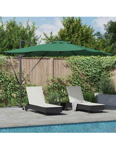 Ombrellone Verde 286 x 284 x 270 cm Alluminio e Poliestere