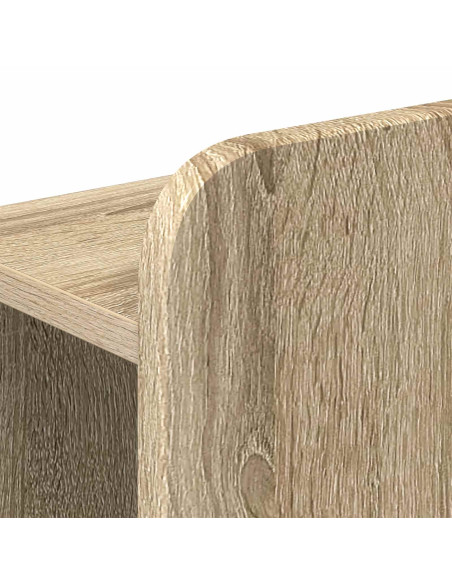Telaio del letto con storage Rovere Sonoma 90 x 190 cm