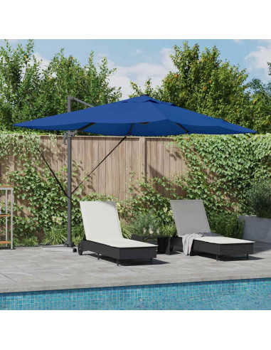Ombrellone Azzurro 352 x 251 x 265 cm Poliestere e Alluminio