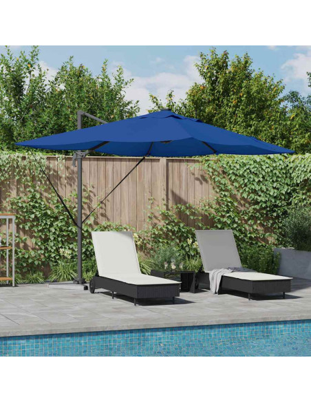 Ombrellone Azzurro 352 x 251 x 265 cm Poliestere e Alluminio