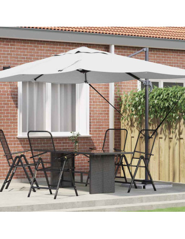 Ombrellone Sabbia 351 x 250 x 260 cm Poliestere e Alluminio