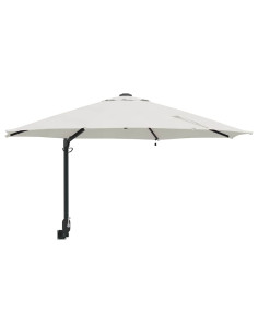 Ombrello da giardino Sabbia 248 x 248 x 148 cm 2