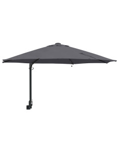 Ombrello da giardino Antracite 248 x 248 x 148 cm 2