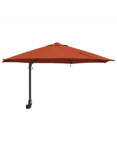 Ombrello da giardino Terracotta 248 x 248 x 148 cm 2