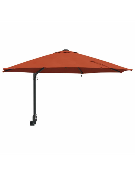 Ombrello da giardino Terracotta 248 x 248 x 148 cm