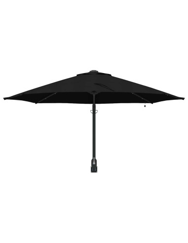 Ombrello da giardino Nero 248 x 248 x 148 cm
