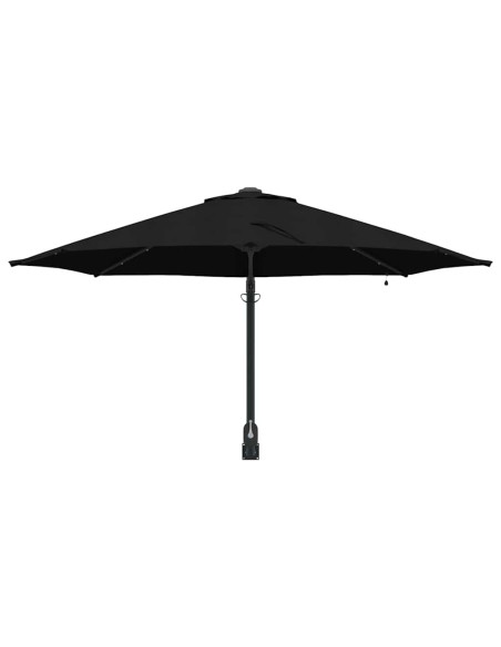 Ombrello da giardino Nero 248 x 248 x 148 cm