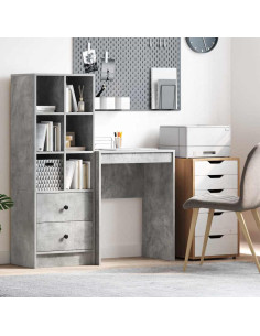 Scrivania Grigio cemento 60 x 40 x 76 cm